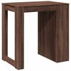 vidaXL Bartisch Braun Eichen-Optik 102x70x103,5 cm Holzwerkstoff