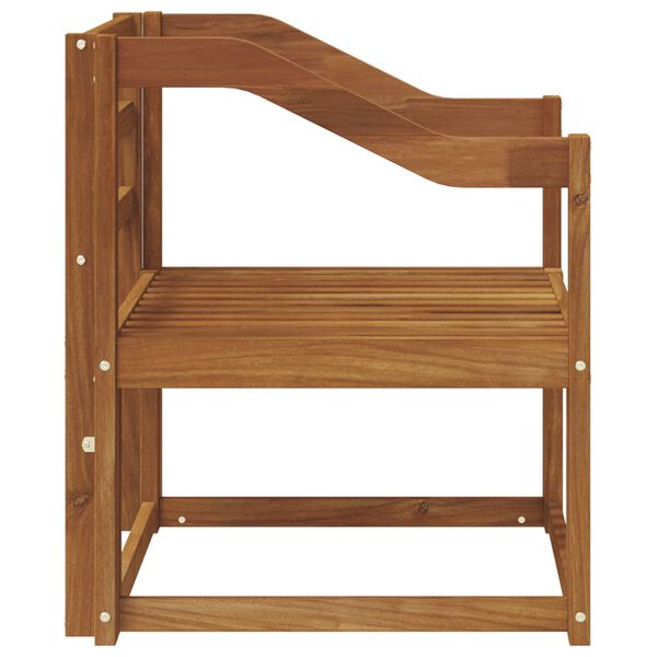 vidaXL Outdoor-Sofa Massivholz Akazie Natur