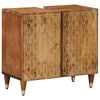 vidaXL Waschbeckenunterschrank 62x33x58 cm Massivholz Mango