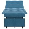 vidaXL Schlafsofa Blau 67 x 194 x 38 cm Samt