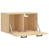 vidaXL Wandschrank Sonoma-Eiche 60x36,5x35 cm Holzwerkstoff