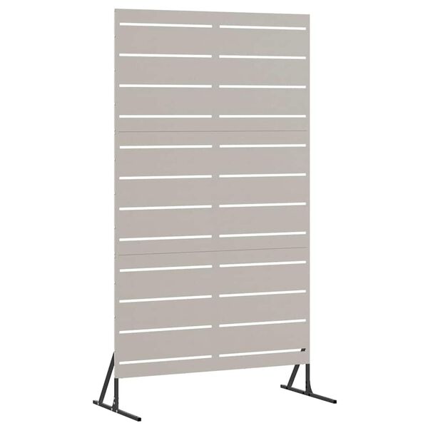 vidaXL Sichtschutz Grau 100 x 50 x 180 cm Wetterfeststahl