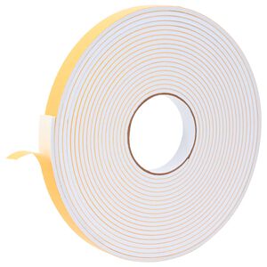 vidaXL Selbstklebendes Schaumstoffband 10 stk. Wei&szlig; 20 mm x 10 m