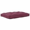 vidaXL Pallet Sofa Kissen Kastanienbraun 120 x 80 x 12 cm Stoff