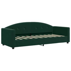vidaXL Tagesbett Dunkelgr&uuml;n 80x200 cm Samt