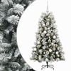 vidaXL K&uuml;nstlicher Weihnachtsbaum mit klappbaren Zweigen und Kugeln
