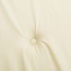 vidaXL Gartenstuhl-Kissen 6 Stk. Creme 50x50x2 cm Oxford-Gewebe