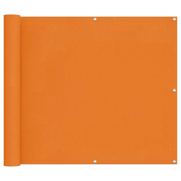 vidaXL Balkonsichtschutz Orange 100 x 200 cm Oxford-Stoff