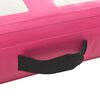 vidaXL Aufblasbare Gymnastikmatte mit Pumpe 800x100x20 cm PVC Rosa