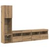 vidaXL TV-Wandm&ouml;bel 4 pcs Artisan-Eiche Holzwerkstoff