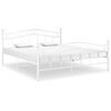vidaXL Bett Wei&szlig; Metall 160x200 cm