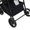 vidaXL 2-in-1 Buggy/Kinderwagen Rot und Schwarz Stahl