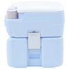 vidaXL Camping-Toilette Helles Blau und Wei&szlig; 41,5 x 36,5 x 42 cm