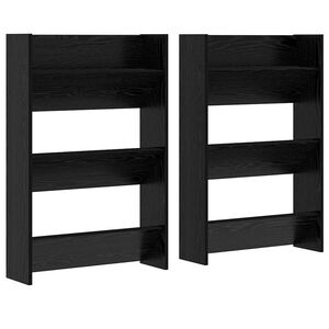 vidaXL Schuhschrank 2 stk. 60 x 18 x 90 cm Holzwerkstoff