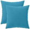 vidaXL Kissenbezug 2 pcs HEERLEN Himmelblau 40 x 40 cm Polyester