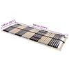 vidaXL Lattenrost Braun 140 x 190 cm Massivholz Buche