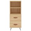 vidaXL Sideboard Sonoma-Eiche 34,5x34x90 cm Holzwerkstoff