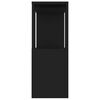 vidaXL TV-Schrank Schwarz 80x24x63 cm Holzwerkstoff