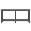 vidaXL Werkbank Grau 180x50x80 cm Massivholz Kiefer