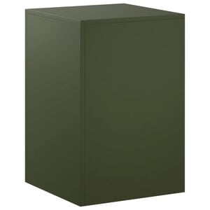 vidaXL Pflanzenst&auml;nder Olivgr&uuml;n 40 x 40 x 60 cm Wetterfeststahl