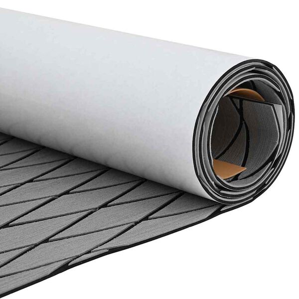 vidaXL Bootsbelag Hellgrau und Schwarz 190 x 70 cm EVA-Schaum