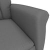 vidaXL Recliner Sessel Dunkelgrau Dunkelgrau 70.5 x 96.5 x 95 cm Stoff