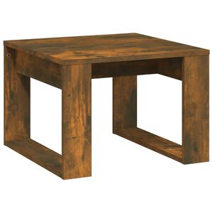 vidaXL Beistelltisch R&auml;uchereiche 50x50x35 cm Holzwerkstoff