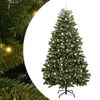 vidaXL K&uuml;nstlicher Weihnachtsbaum Gr&uuml;n 300 cm PVC und Metall