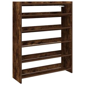 vidaXL Schuhregal R&auml;uchereiche 80x25x100 cm Holzwerkstoff