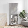 vidaXL Highboard Grau Sonoma 69,5x34x180 cm Holzwerkstoff