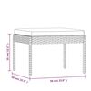 vidaXL 6-tlg. Garten-Lounge-Set mit Kissen Poly Rattan Grau