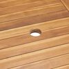 vidaXL Garten Essgruppe 7 pcs Natur Massivholz Akazie