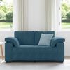 vidaXL Zweisitzer-Sofa Blau 160x77x82 cm Samt