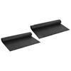 vidaXL Dimpled Drainage Sheet 2 Stk. Schwarz 1 x 20 m HDPE