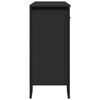 vidaXL Sideboard Schwarz 97x32,5x74,5 cm Holzwerkstoff