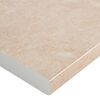 vidaXL K&uuml;chenarbeitsplatte Beige mit Marmor-Struktur 30x60x2,8 cm