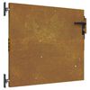 vidaXL Gartentor 85 x 75 cm Pulverbeschichteter Stahl Abschlie&szlig;bar
