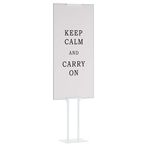 vidaXL Messest&auml;nde Wei&szlig; 30 x 24 x 214 cm Stahl