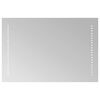 vidaXL LED-Badezimmerspiegel Transparent 40 x 60 cm Geh&auml;rtetes Glas