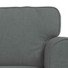 vidaXL Sofa Set 2 pcs Dunkelgrau 215 x 82 x 80 cm Stoff
