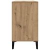 vidaXL Waschbeckenunterschrank Artisan-Eiche 80x33x60 cm Holzwerkstoff