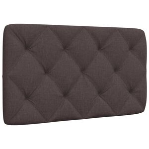 vidaXL Kopfteil-Kissen Dunkelbraun 80 cm Stoff