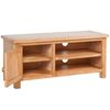 vidaXL TV-Schrank 103x36x46 cm Massivholz Eiche