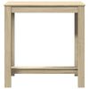 vidaXL Bartisch Sonoma-Eiche 102x50x103,5 cm Holzwerkstoff