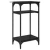 vidaXL Beistelltisch Schwarz Eichen-Optik 40 x 30 x 75 cm