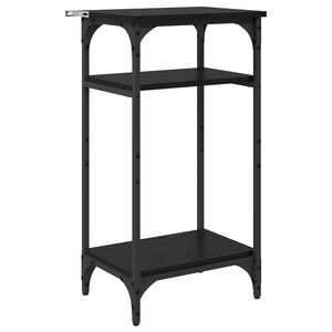 vidaXL Beistelltisch Schwarz Eichen-Optik 40 x 30 x 75 cm