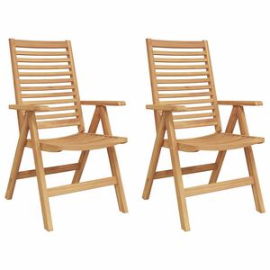 vidaXL Gartenst&uuml;hle 2 pcs Braun 52 x 64,5 x 108 cm Massivholz Akazie