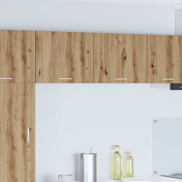 vidaXL H&auml;ngeschrank 2 pcs Artisan-Eiche und Wei&szlig; 50 x 31 x 40 cm