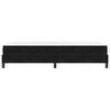 vidaXL Boxspringbett mit Matratze Schwarz 90 x 210 cm Stoff
