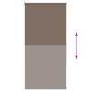 vidaXL Verdunkelungsrollo Kaffeebraun 65x130cm Stoffbreite 60,7 cm
